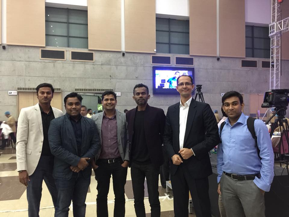 Olivine's Managing Director at the Rangpur Riders jersey unveiling as a partnering mentor of BIF