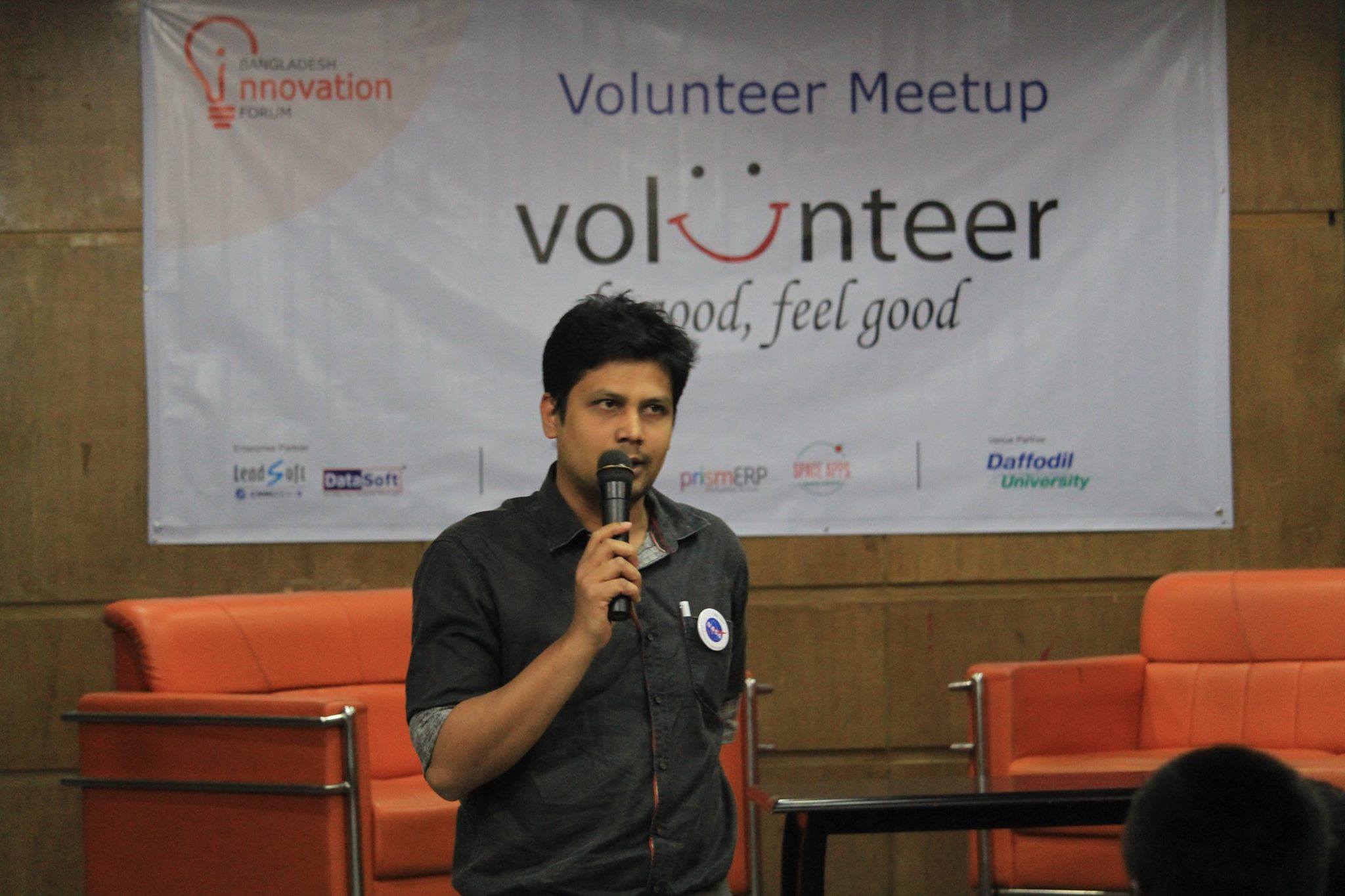 Mentoring at Volunteers Meet, Bangladesh Innovation Forum